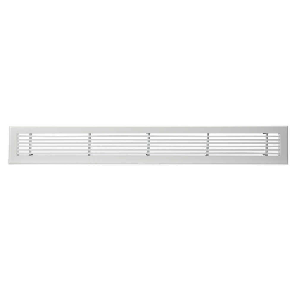 Baillindustrie - Grille soufflage linéaire ailettes fixes - Dimensions grilles GSL1000X150